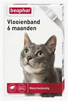 Beaphar vlooienband kat wit-0
