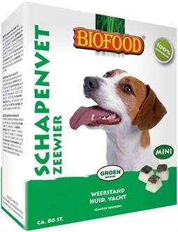 Biofood Schapenvet Mini bonbons Zeewier 80 stuks-0