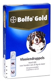 Bolfo Gold Vlooiendruppels 400 2 pipetten-0