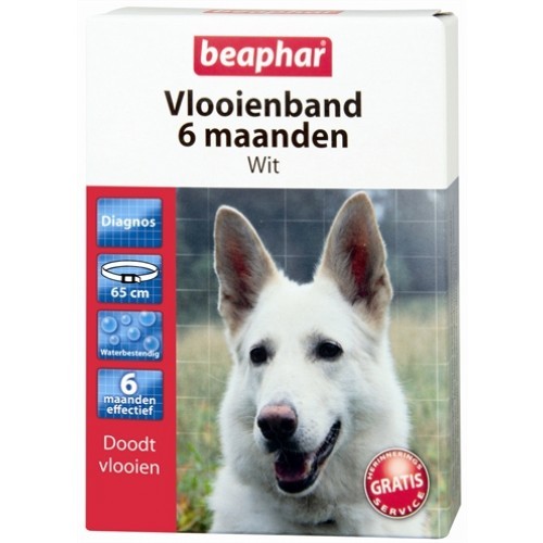 Beaphar Vlooienband zwart 6 maanden-0