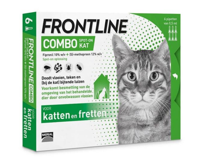 FRONTLINE COMBO SPOT ON voor de KAT (3 pipetten)-0