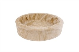 Hondenmand Bontmand Beige 56 cm-0