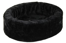 Hondenmand bontmand zwart 74 cm-0