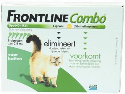 FRONTLINE SPOT ON voor de KAT (6 pipetten) 123dierenshop.nl