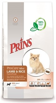 Prins procare mini lam & rijst 3kg-0