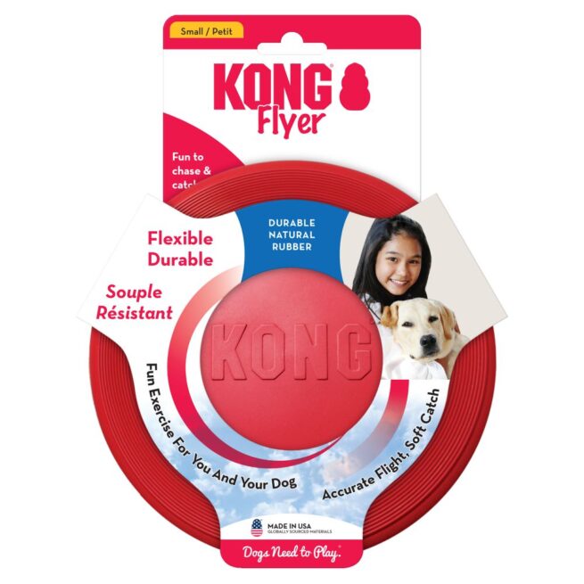 KONG Flyer Frisbee Rood - Afbeelding 3