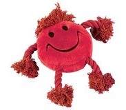 Hondenspeelgoed happy face smiley rood 29 cm-0