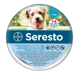Seresto Vlooienband en Tekenband hond<8 kg