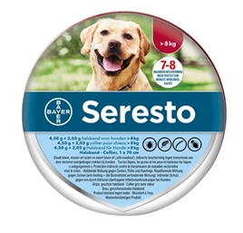 Seresto teken en vlooienband >8kg