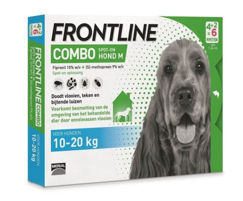 Laagste prijs Frontline Combo M 10-20kg 6 pipetten-0