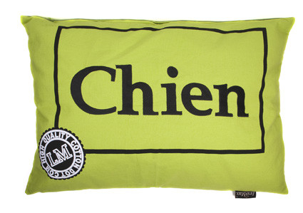 Hondenkussen Chien Lime-0