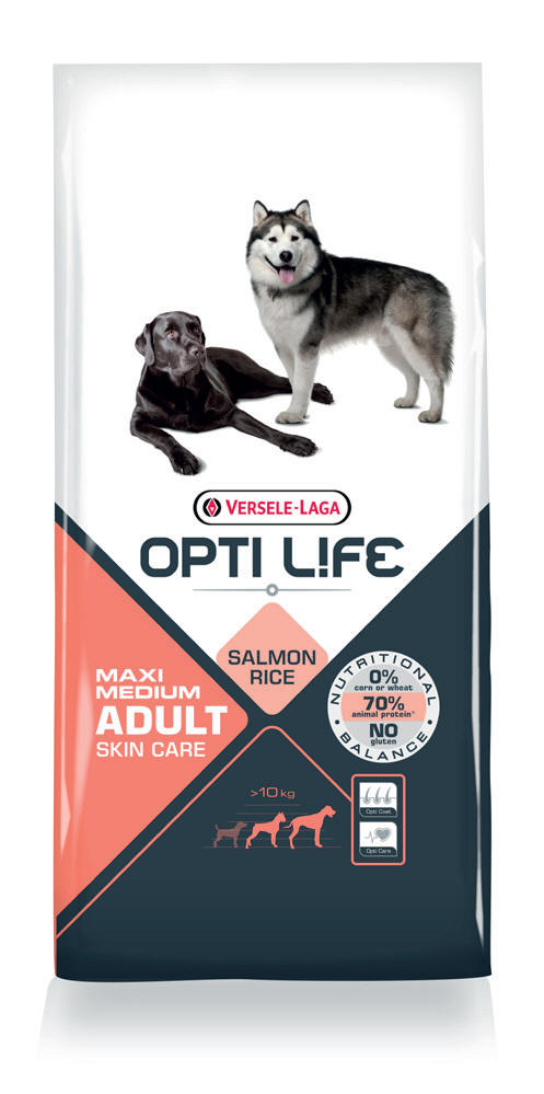 Opti Life Adult Skin Care Medium Maxi 12,5kg-0