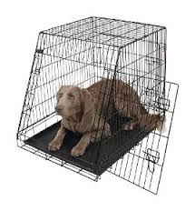 Hondenbench Schuin Zwart 76cm-0