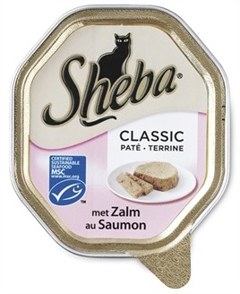 Sheba Alu Classic Pate Zalm 85 gram-0
