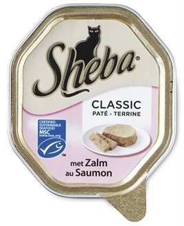 Sheba Alu Classic Pate Zalm 85 gram-0