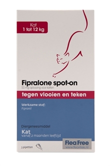 Exil Flee Free Fiproline spot on kat 3 pipetten