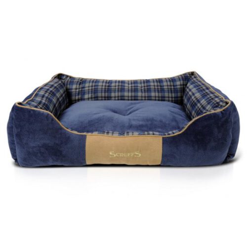 Hondenmand Scruffs Highland Box Bed Blauw L-0
