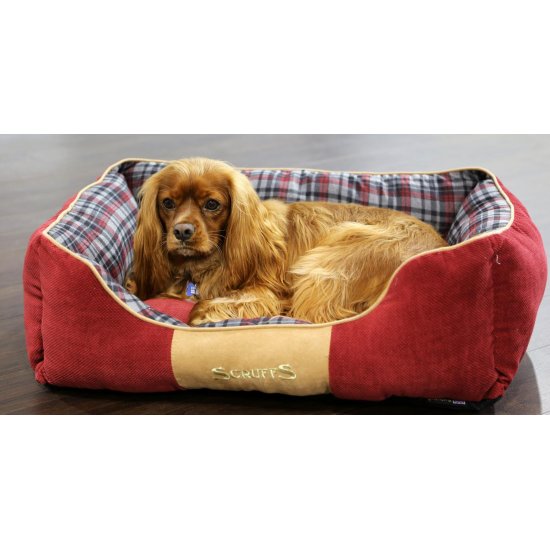 Hondenmand Scruffs Highland Box Bed Rood-13800