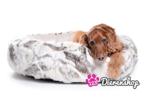 Hondenmand Eskimo Dream Fur Bruin / Crème 90 cm-0