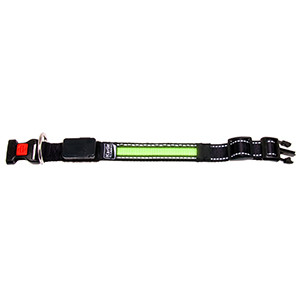 Led halsband groen 36 cm-0