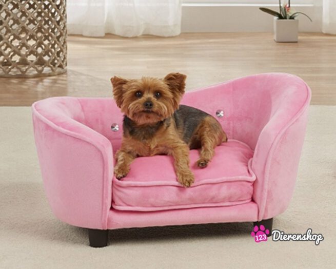 Hondensofa Ultra Pluche Snuggle Roze-20546