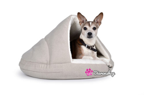 Hondenmand Snuggle Cave Crème Deluxe 95 cm-0