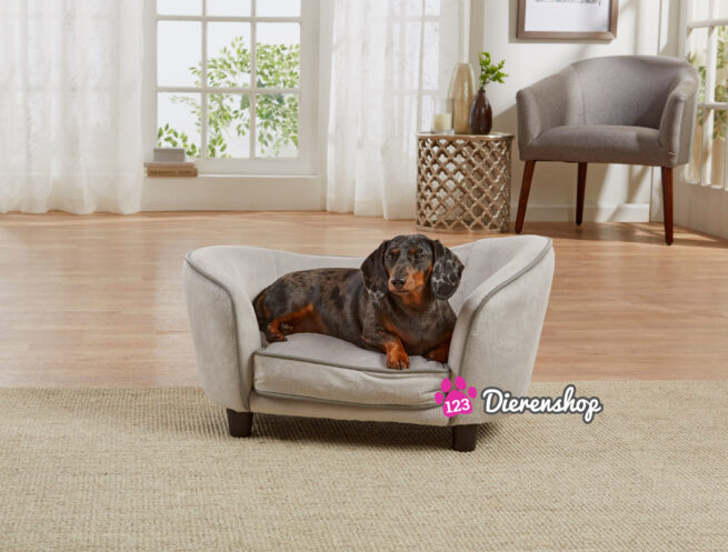 Hondensofa Ultra Pluche Grijs-0