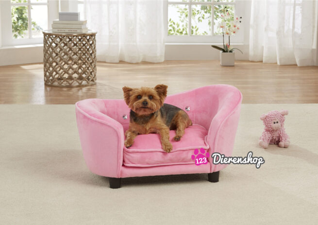 Hondensofa Ultra Pluche Snuggle Roze-0