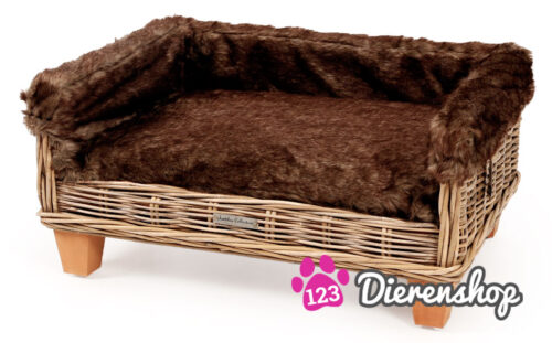 Hondenmand Rotan Fur Deluxe 55 cm-0