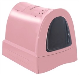 Imac Kattenbak Zuma Roze met schuiflade-0