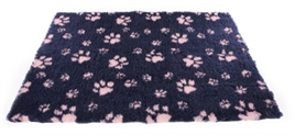 Vetbed Poot Zwart Roze 75 cm