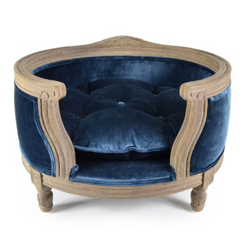 Hondenmand Lord Lou George Royal Blue Velvet Small-0