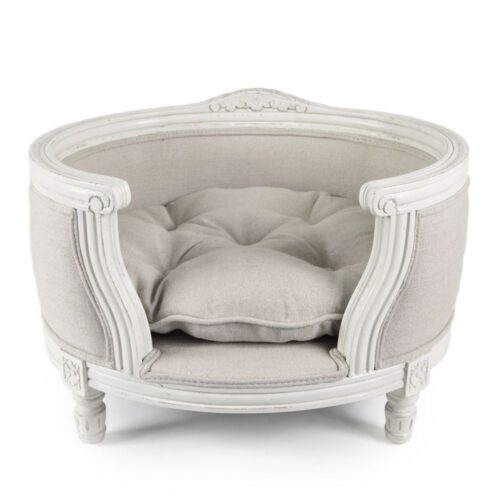 Hondenmand Lord Lou Georg Linen Ecru Small-0