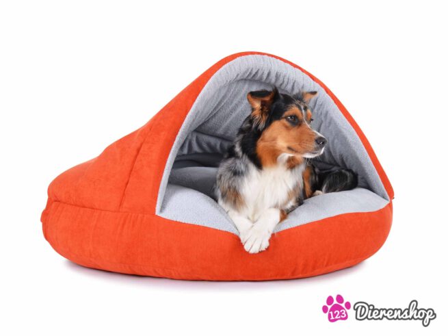 Hondenmand Snuggle Cave Oranje-0