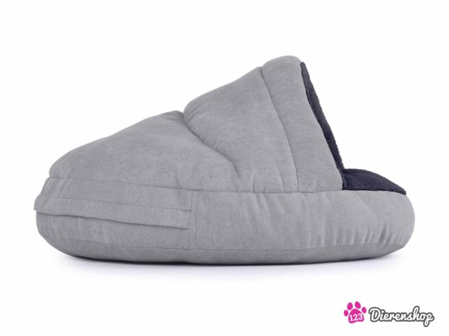 Hondenmand Snuggle Cave Zilver Antraciet-17120