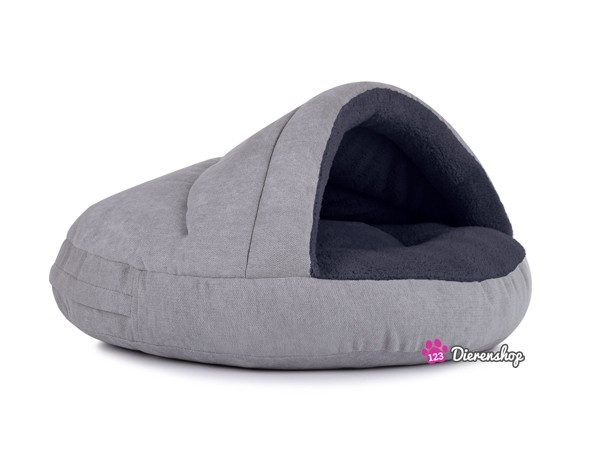 Hondenmand Snuggle Cave Zilver Antraciet-0