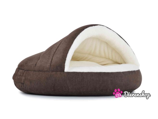Hondenmand Snuggle Cave Deluxe Bruin-18048