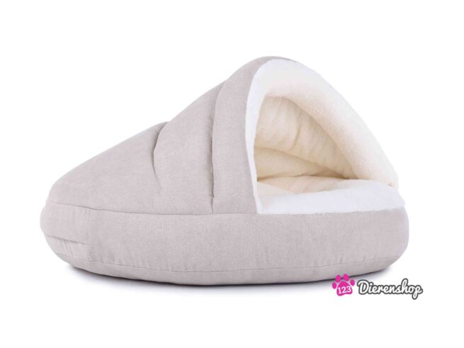 Hondenmand Snuggle Cave Deluxe Crème-18052
