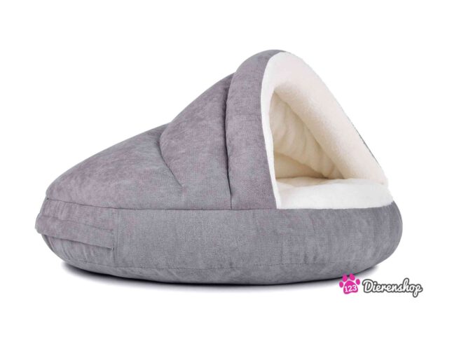 Hondenmand Snuggle Cave Deluxe Zilver-18050