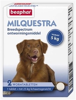 Beaphar Milquestra hond 2 tabletten-0