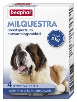 Beaphar Milquestra hond 4 tabletten-0