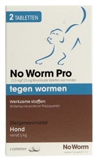 Exil No Worm Pro M 2 tabletten-0