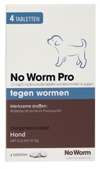 Exil No Worm Pro S 4 tabletten-0