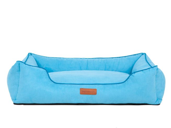 Hondenmand Indira Suedine Blauw-0
