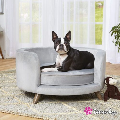 Hondensofa Rosie rond Grijs 70 cm-0