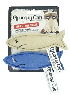 Grumpy Cat Sardines met catnip-0