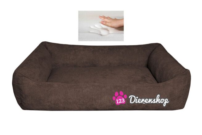 Orthopedische hondenmand Supersoft Donkerbruin 100 cm-0