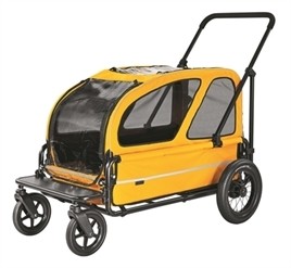 Airbuggy Hondenbuggy Carriage Smile Yellow-0