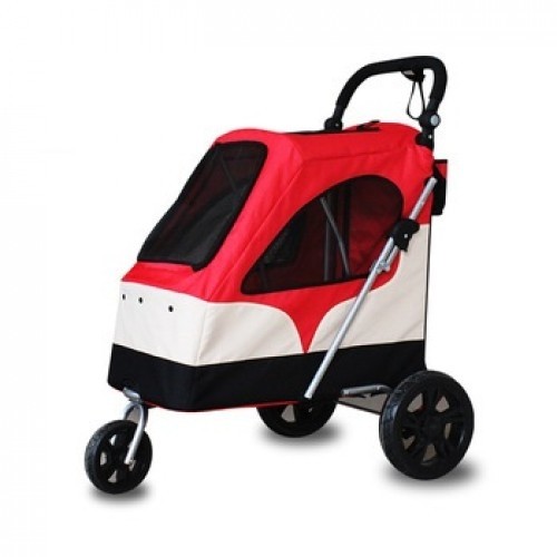 Hondenbuggy Top Quality Rood-0