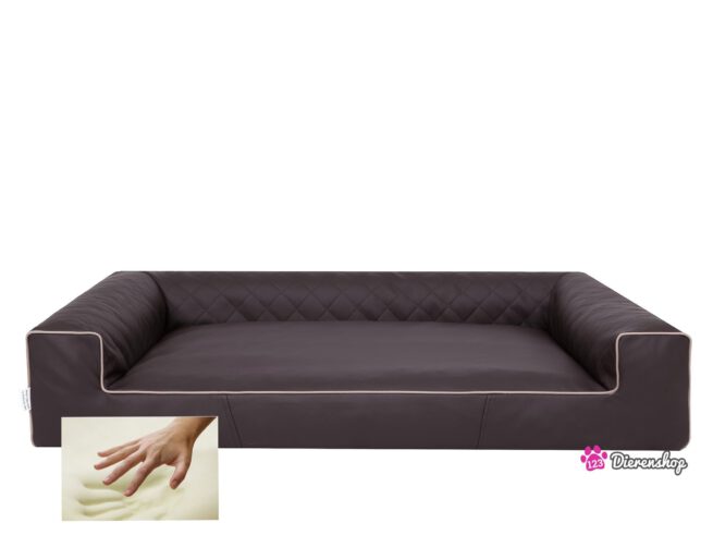 Orthopedische hondenmand Lounge Bed Indira Bruin 100 cm-0